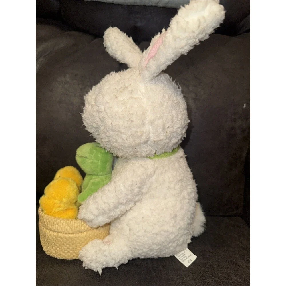2007 HALLMARK Spring Quartet Easter Bunny Frog Chick Sings At The Hop 14” Works!